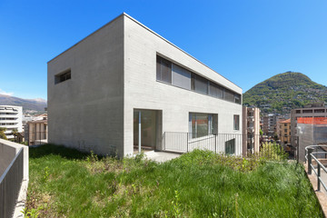 Fototapeta premium modern building in cement, exterior
