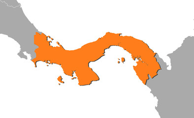 Map - Panama