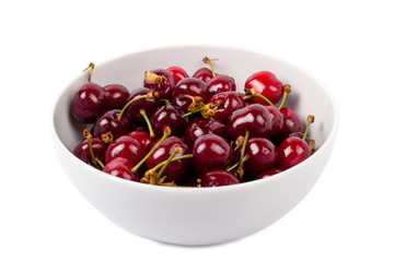 Cherry in a bowl on