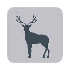 Silhouette of the deer icon