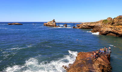 Les rochers de Biarritz