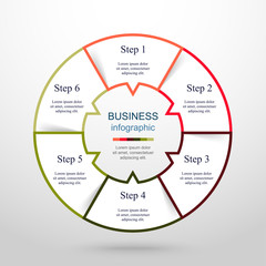 Vector infographic template