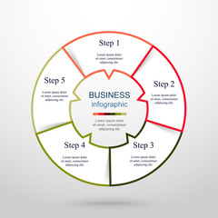 Vector infographic template