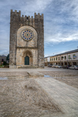 Fototapeta na wymiar Portomarin Romanic Church