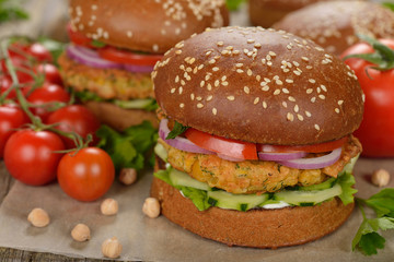 Vegetarian burger