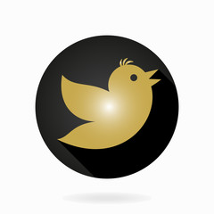 Flying Bird Vector Flat Icon