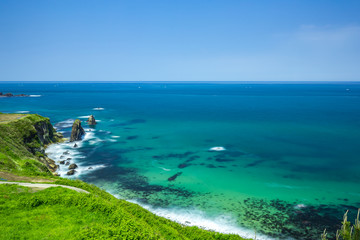 屏風岩の見える風景