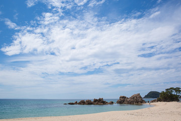 福井県若狭湾の水晶浜