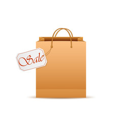 Paper Shopping bag with sale label