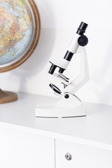 Microscope in classroom
