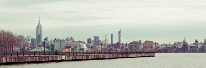 Naklejka premium Manhattan Skyline from Hoboken