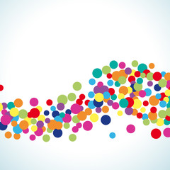 Colorful abstract spot background