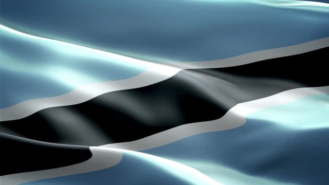 Botsvana national flag. Infinite loop. New effect and different lightining.