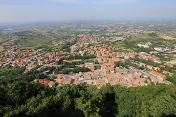 Fototapeta na wymiar The Republic of San Marino. General view