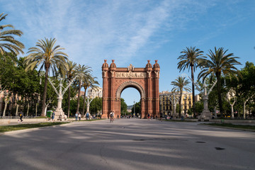 Fototapeta na wymiar Arc de Triomf - Barcelona