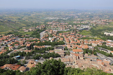 Obraz premium The Republic of San Marino. General view