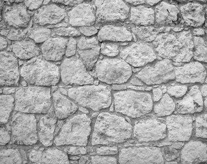 grey stone wall as texture