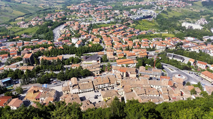 Obraz premium The Republic of San Marino. General view