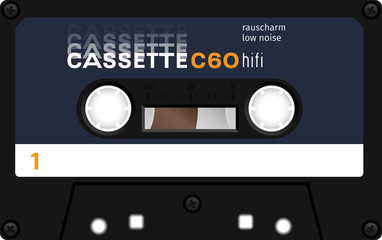 Vintage audio cassette tape
