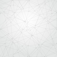 Abstract light tech background. Connection concept. Polygonal wallpaper. Science background. Bright vector wallpaper. Technology background