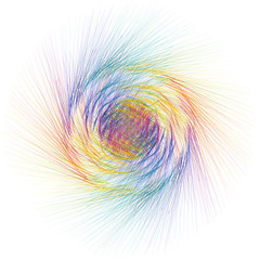 Fototapeta premium Abstract colorful swirl lines background