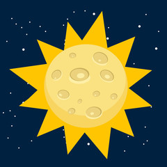 The sun / Flat design