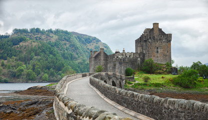 Fototapeta na wymiar Eilean Donan Castle, Highlands, Scotland. UK