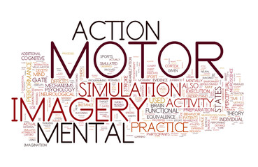 Motor Activity collage of word concepts