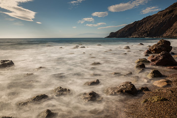 Corralete beach. Natural Park of Cabo de Gata. Spain.