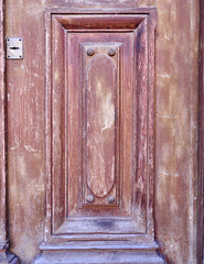grunge door frame closeup