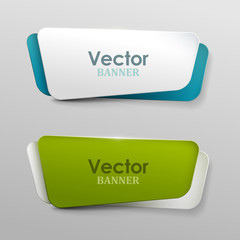 Vector banners set