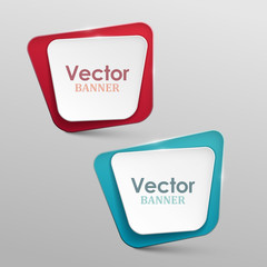 Vector banners set
