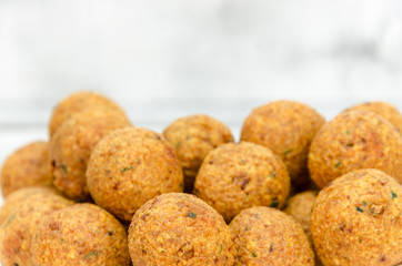 falafel served with the old orient ornaments