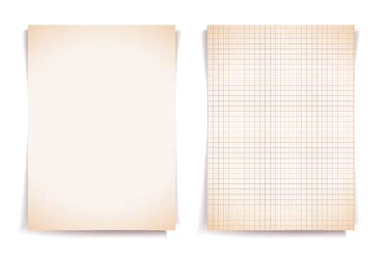Sepia squared notebook paper
