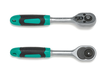 Ratchet wrench isolated on white background