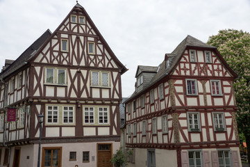 Fototapeta na wymiar Fachwerkhaus in der Altstadt von Limburg an der Lahn