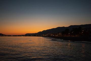 Alanya in the evening