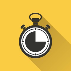 Stopwatch vector icon.