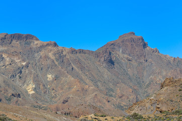 Fototapeta na wymiar View of the mountains, Tenerife, Canary islands, Spain