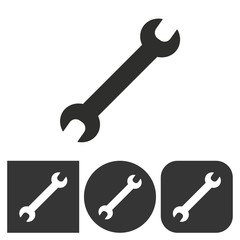 Wrench - vector icon.