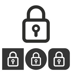 Lock - vector icon.