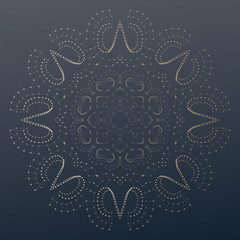 Abstract polygonal low poly backdrop with connecting dots and lines, connection structure. Vector or digital science background