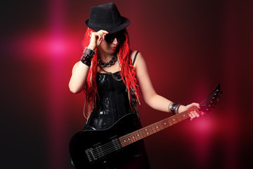 Fototapeta premium rock musician