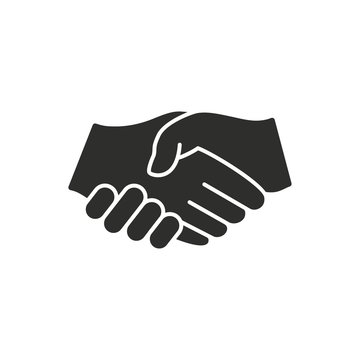 Handshake - vector icon.