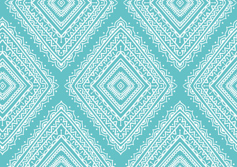 Vector seamless pattern with ethnic tribal ornamental rhombuses . Boho and hippie stylish background. American indian motifs.
