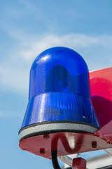 Rundumleuchte einer Feuerwehr