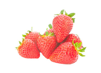 Strawberries  isolated on white background