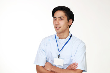 Fototapeta premium 笑顔の男性看護師