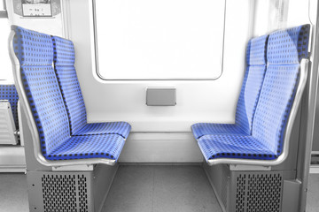 Seats of an urban train