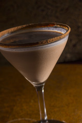 Cocoa Rimmed Chocolate Martini